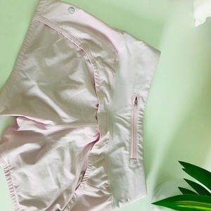 Baby pink lululemon shorts